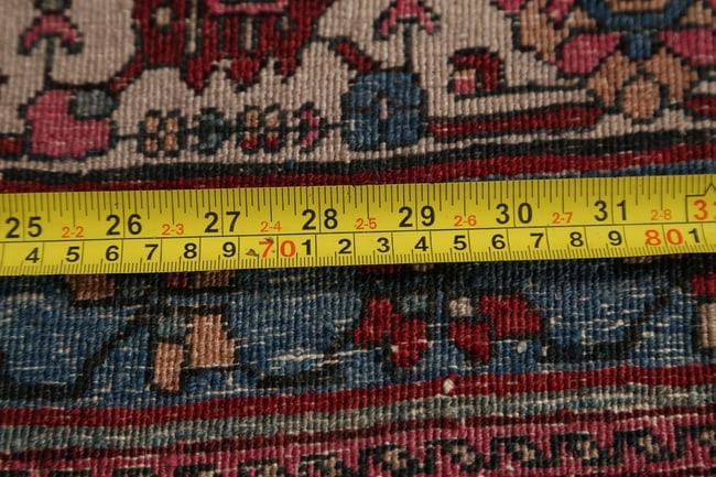 Antique Persian Bidjar Area Rug 7X11 - 9