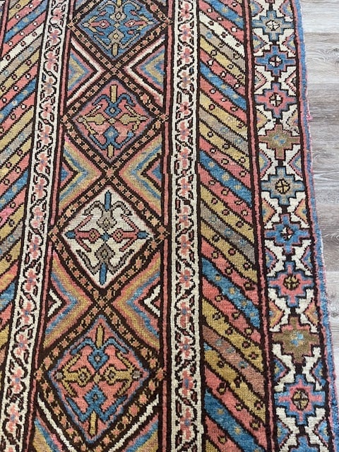 Antique Persian Northwest Runner-394 - 5