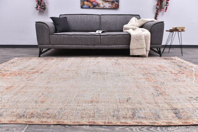 5'6'' X 9'3'' Handmade Vintage Wool Rug - 245394 (1 of 14)