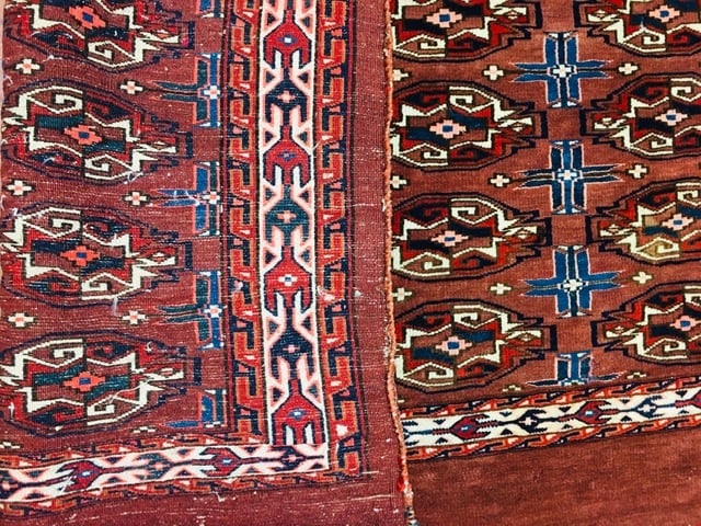 Antique Yomoud Chuval -4334 - 2