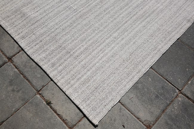 7'0'' X 10'0'' Handmade Vintage Wool Patchwork Rug - 431 - 13