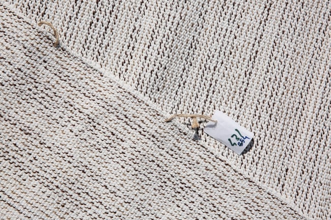 7'0'' X 10'0'' Handmade Vintage Wool Patchwork Rug - 431 - 18