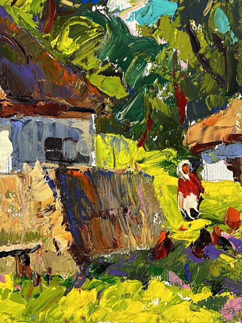 Oil painting Summer in the Village Oleksiy Ivanyuk - 10