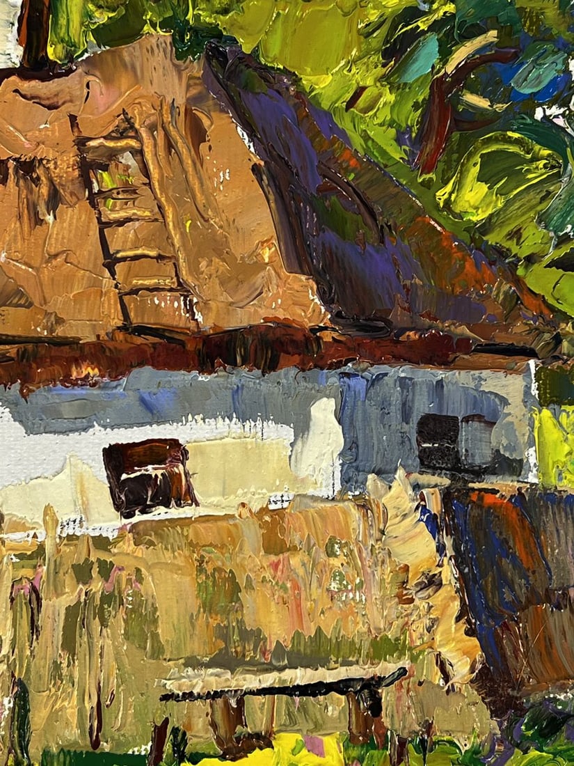 Oil painting Summer in the Village Oleksiy Ivanyuk - 6