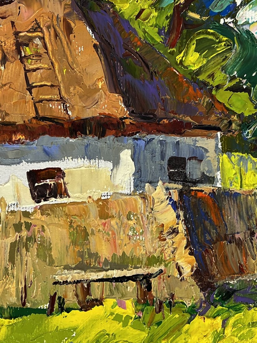Oil painting Summer in the Village Oleksiy Ivanyuk - 7