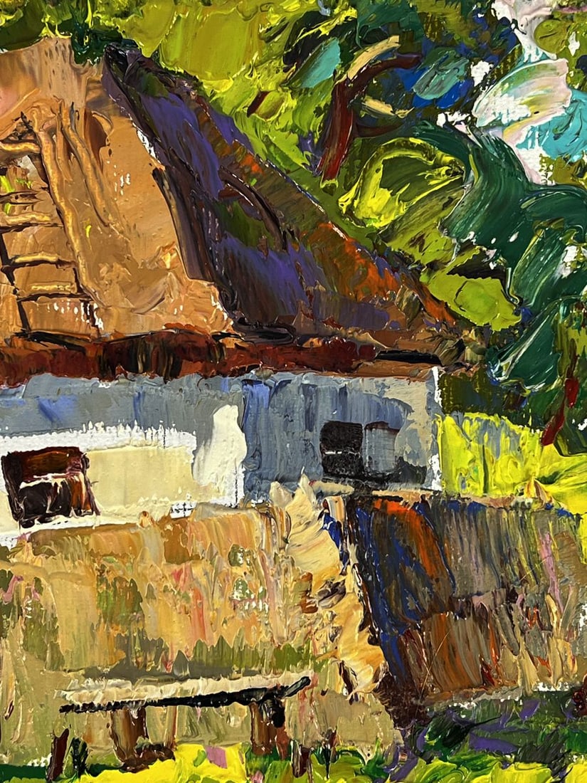 Oil painting Summer in the Village Oleksiy Ivanyuk - 8