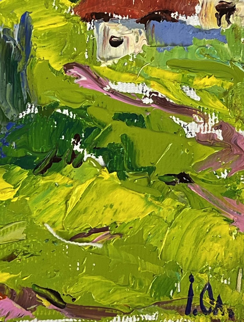 Oil painting A walk through the village Oleksiy Ivanyuk - 9