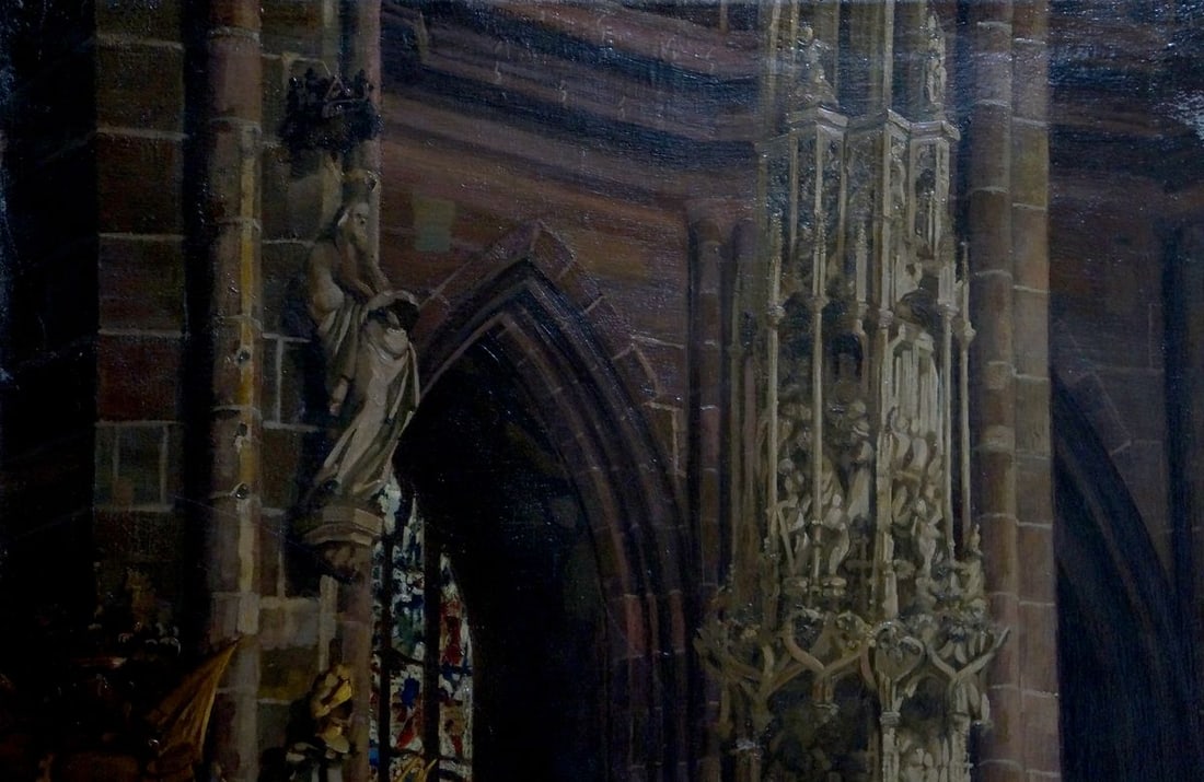 Oil painting To the throne room European artist - 4