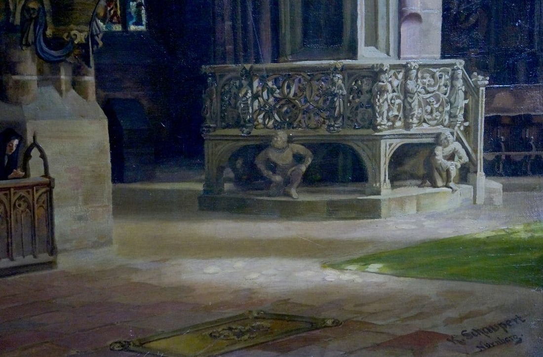 Oil painting To the throne room European artist - 5