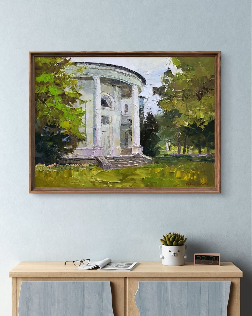 Oil painting White administration building Boris Serdyuk - 3