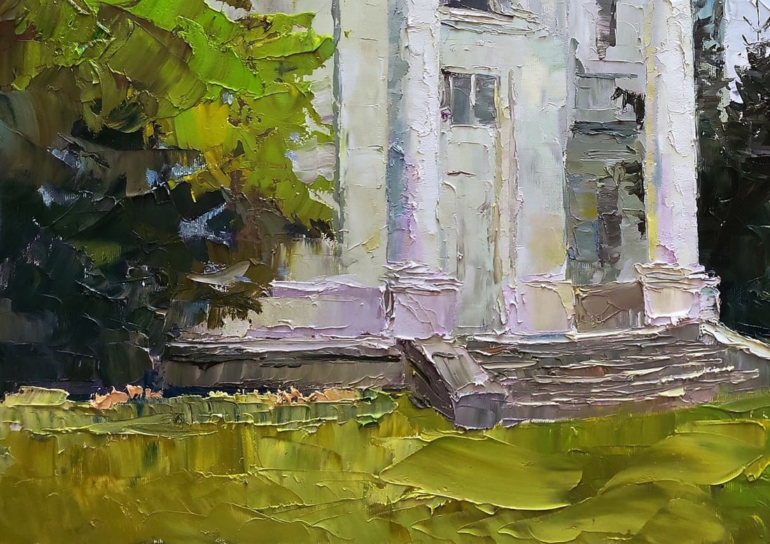 Oil painting White administration building Boris Serdyuk - 5