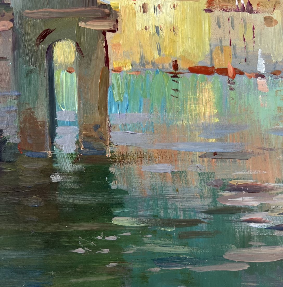 Oil painting Bells over the river Yuriy Suprunchuk - 8