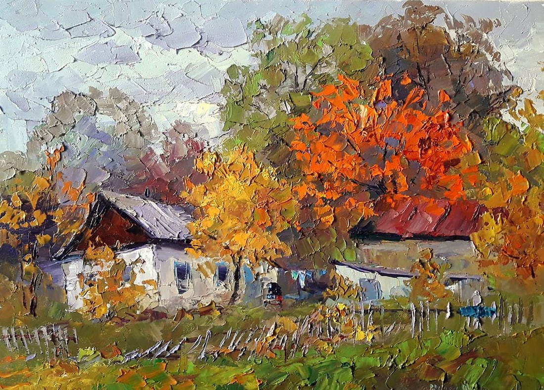 Oil painting On a Roma farm Serdyuk Boris Petrovich: Title: Oil painting On a Roma farm Serdyuk Boris Petrovich Description: NoSERB 825 *** ABOUT THIS PAINTING *** * TITLE: "On a Roma farm" * ARTISTS: Serdyuk Boris Petrovich * SIZE: 50x70 cm/'19.68x27.5