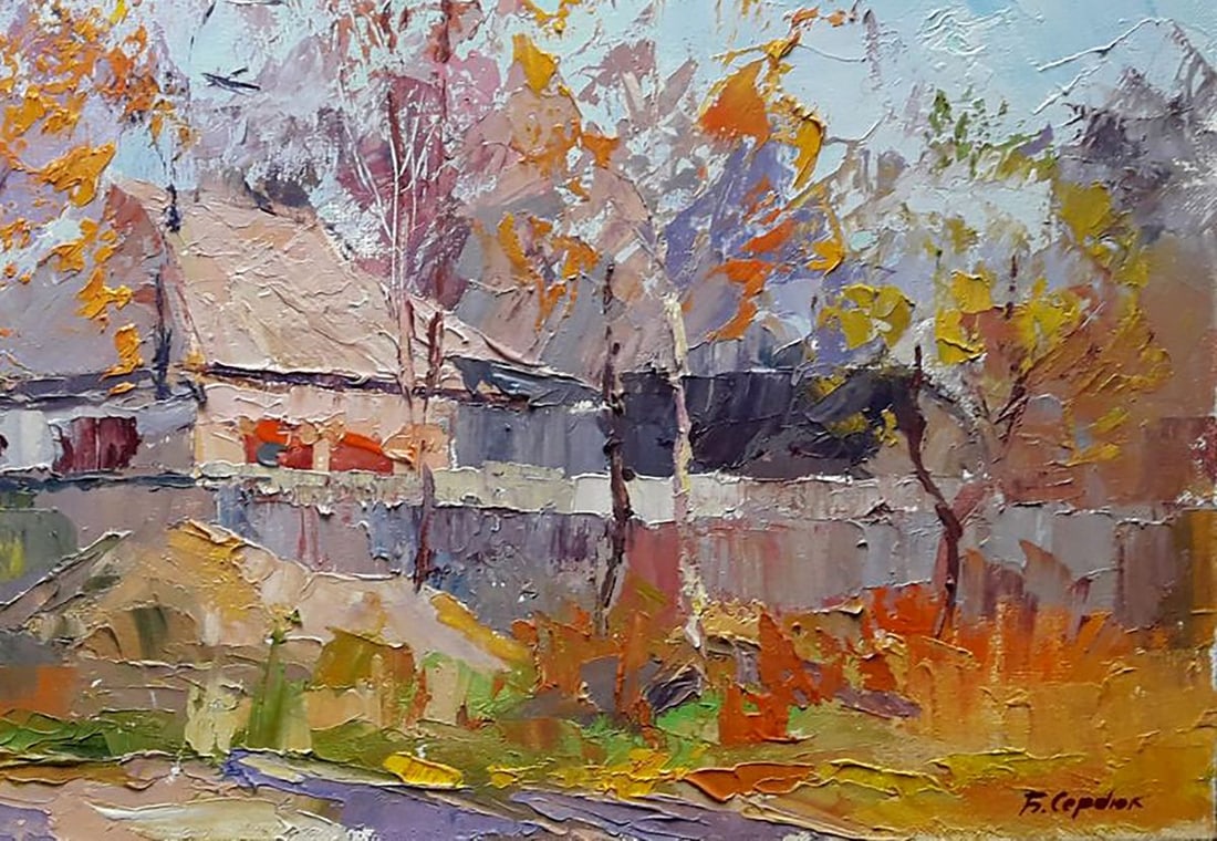 Oil painting Autumn lace Serdyuk Boris Petrovich - 5
