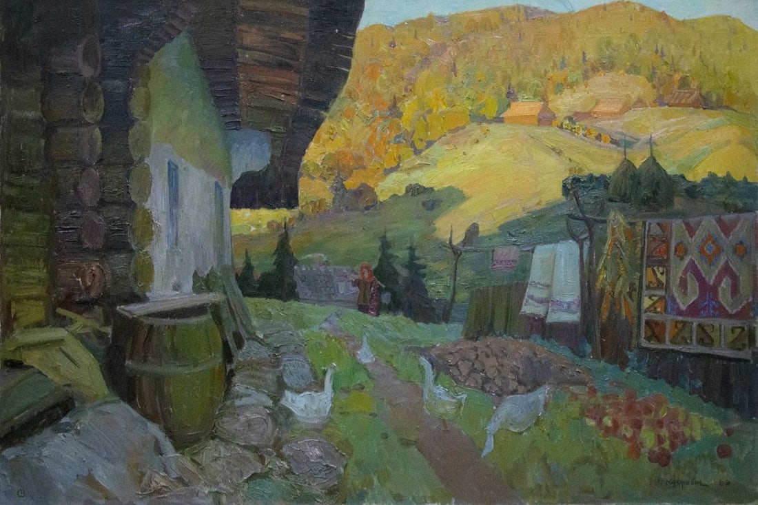 Oil painting Ukrainian outback Yuzefovich Natalia Vladimirovna: Title: Oil painting Ukrainian outback Yuzefovich Natalia Vladimirovna Description: NoVernd 4 *** ABOUT THIS PAINTING *** * TITLE: "Ukrainian outback" * ARTISTS: Yuzefovich Natalia Vladimirovna *