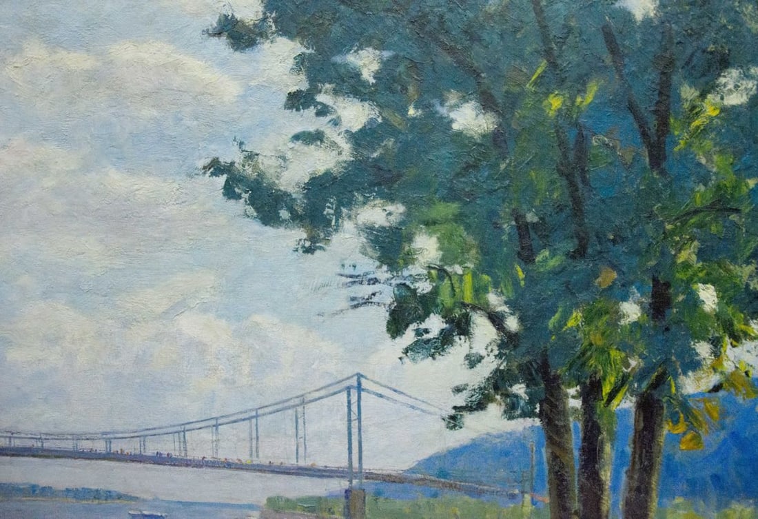 Oil painting Park near the shore Khomko Vasily Efremovich - 8