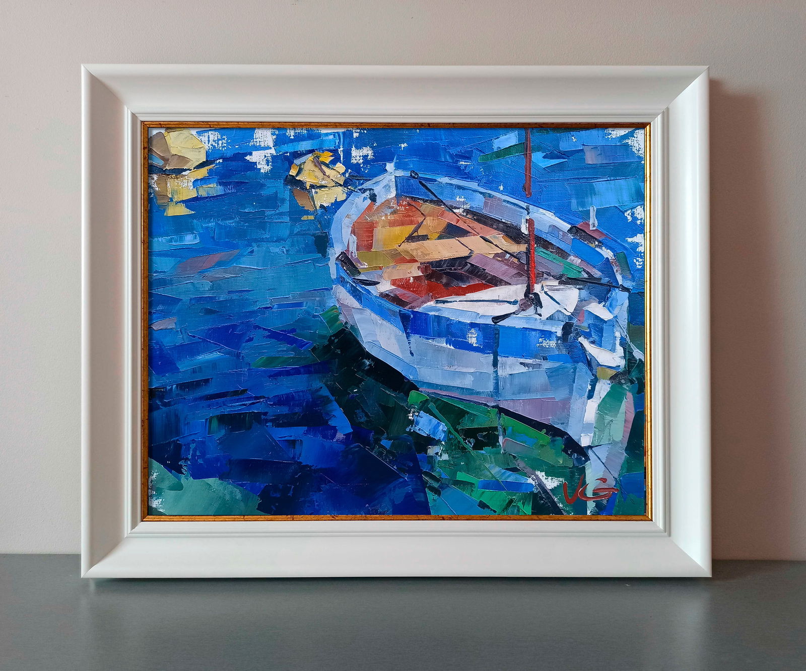 Oil painting Emerald Volodymyr Gluhomanyuk - 2