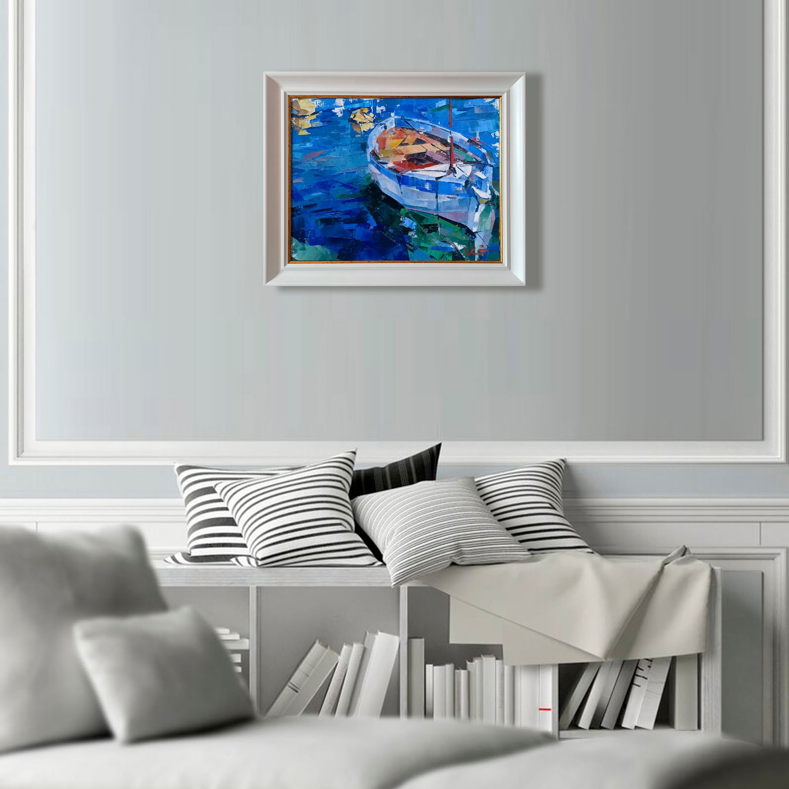 Oil painting Emerald Volodymyr Gluhomanyuk - 3