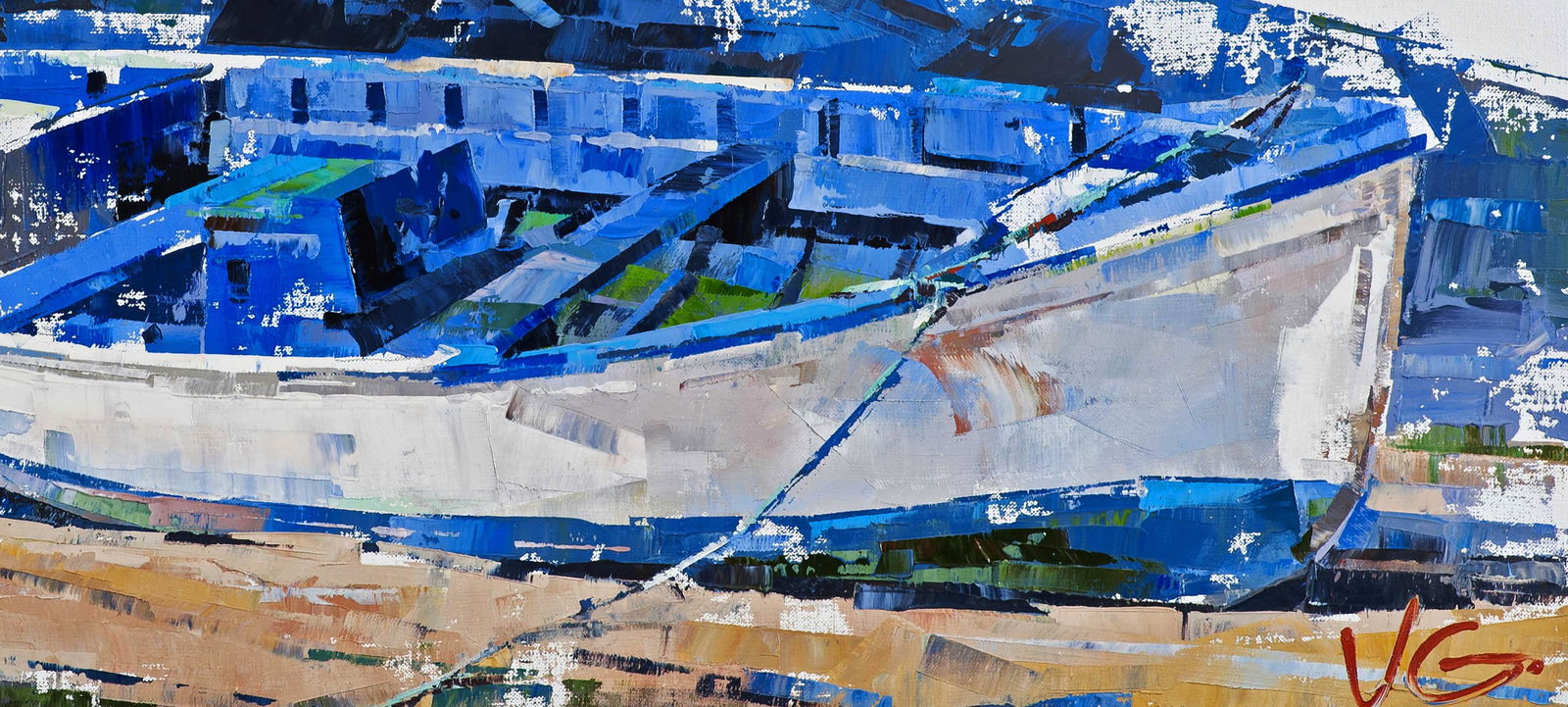 Oil painting Expectation Volodymyr Gluhomanyuk - 7