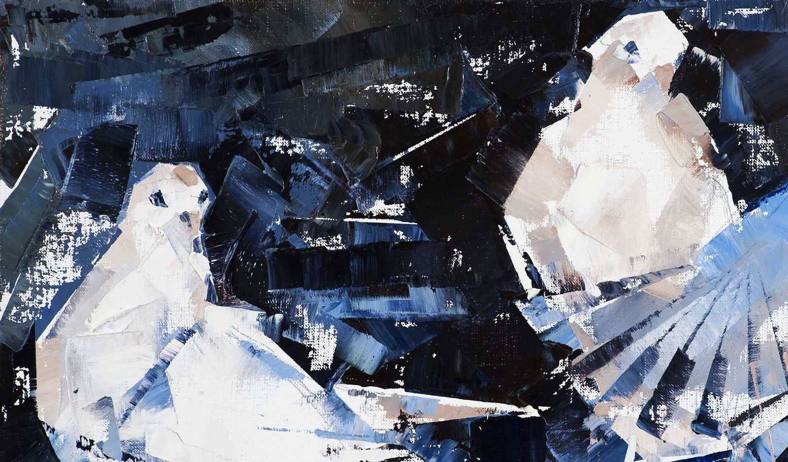 Oil painting Under the wings Volodymyr Gluhomanyuk - 3