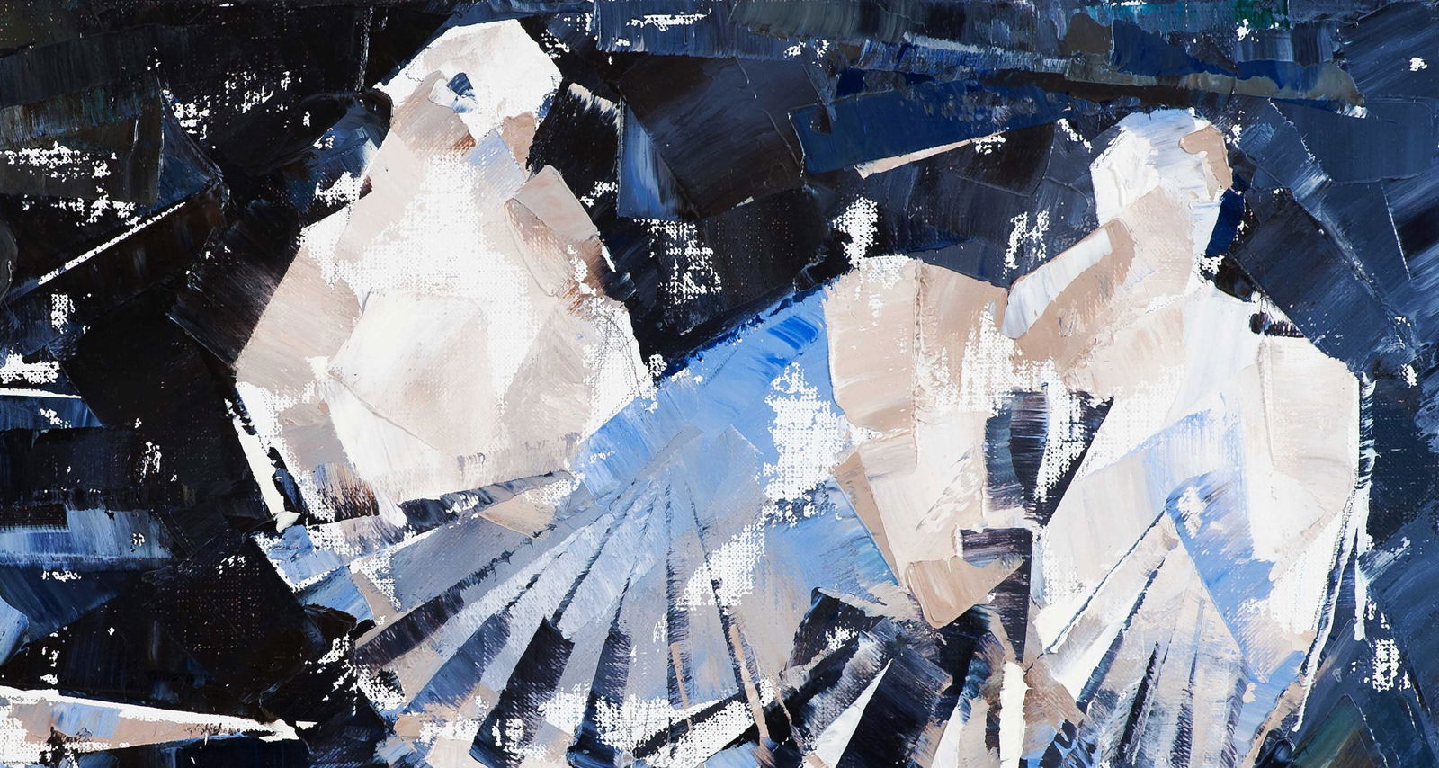 Oil painting Under the wings Volodymyr Gluhomanyuk - 4