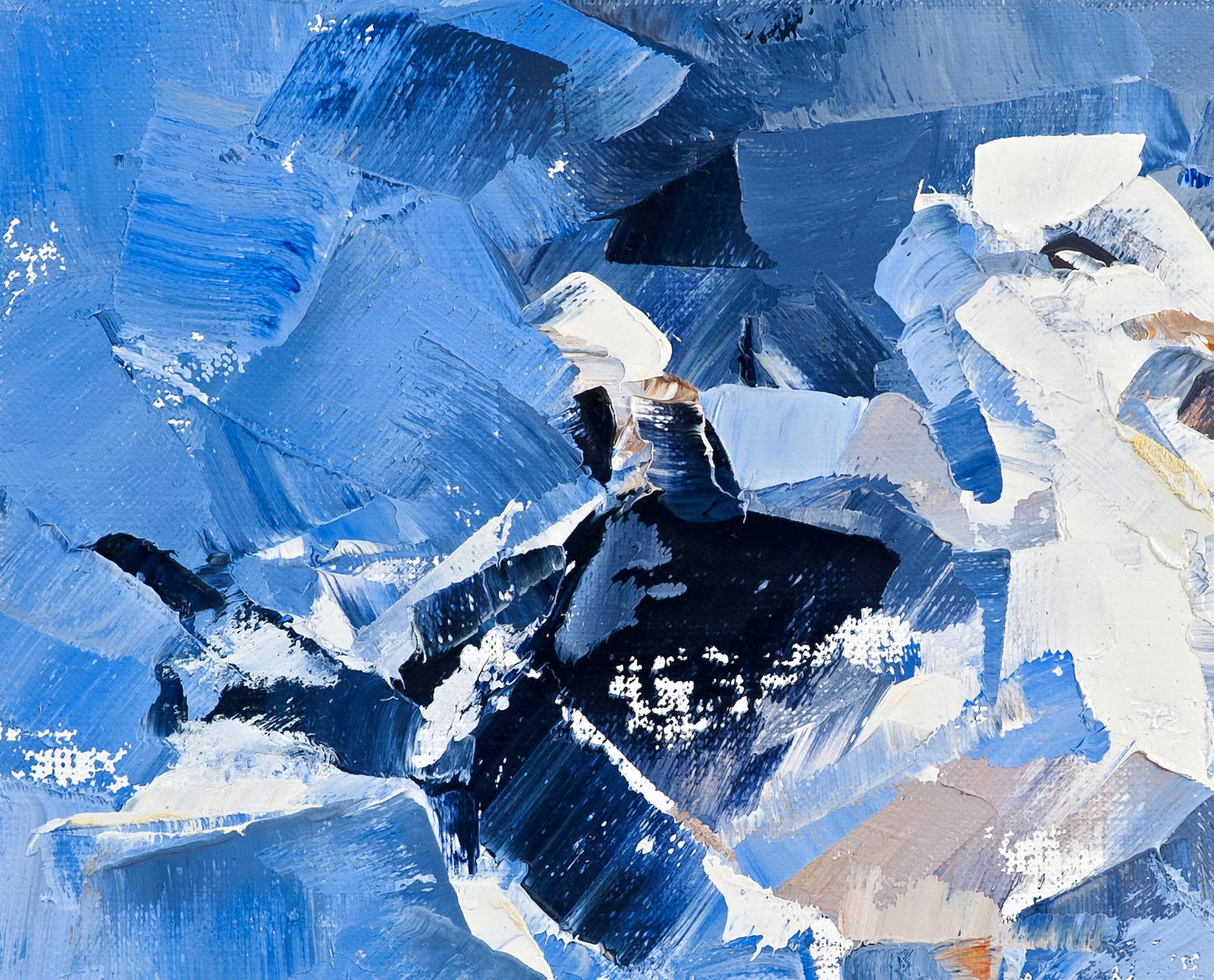 Oil painting Lonely bird Volodymyr Gluhomanyuk - 4