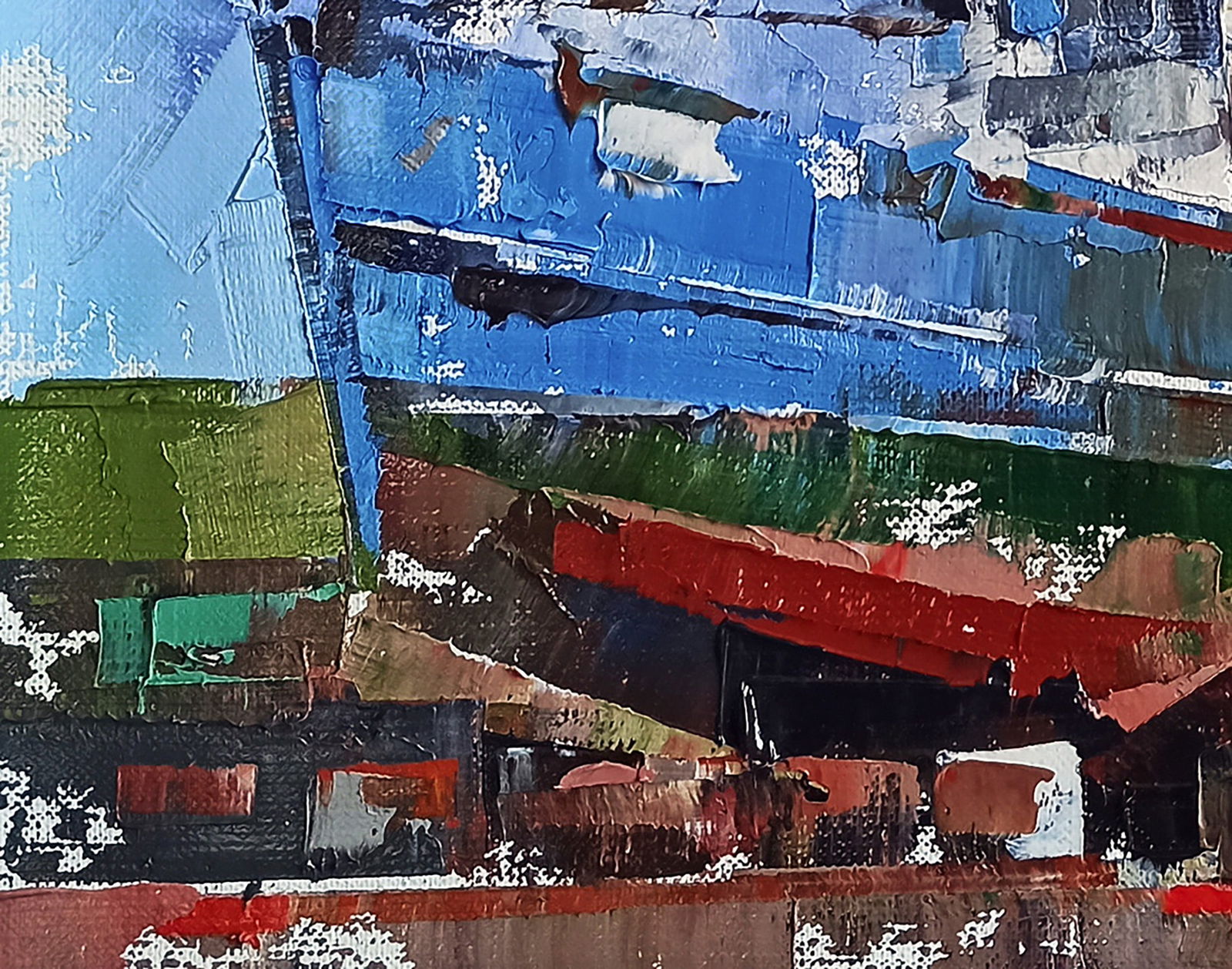 Oil painting A ship at sea Volodymyr Gluhomanyuk - 6