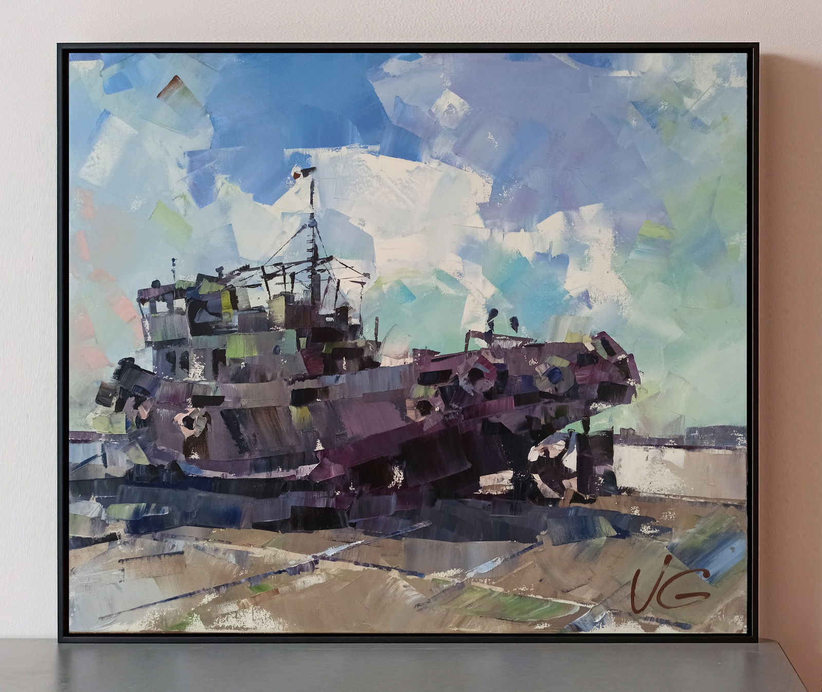 Oil painting Always strong Volodymyr Gluhomanyuk - 2