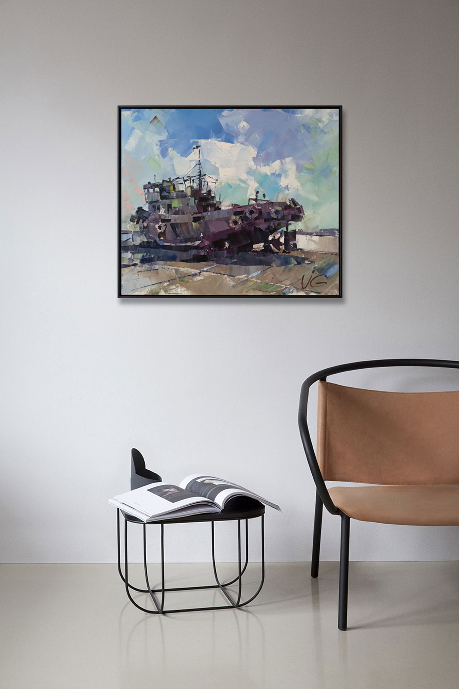 Oil painting Always strong Volodymyr Gluhomanyuk - 4