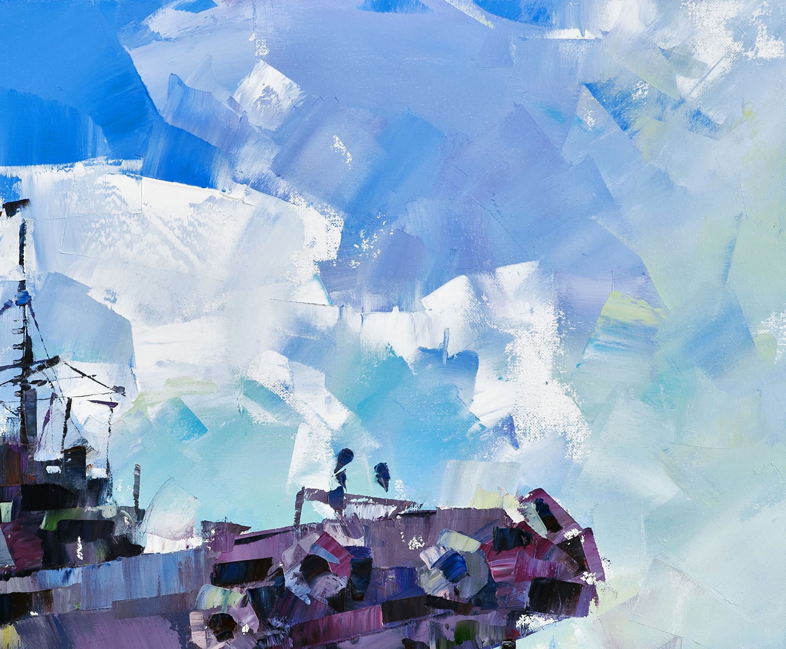 Oil painting Always strong Volodymyr Gluhomanyuk - 6