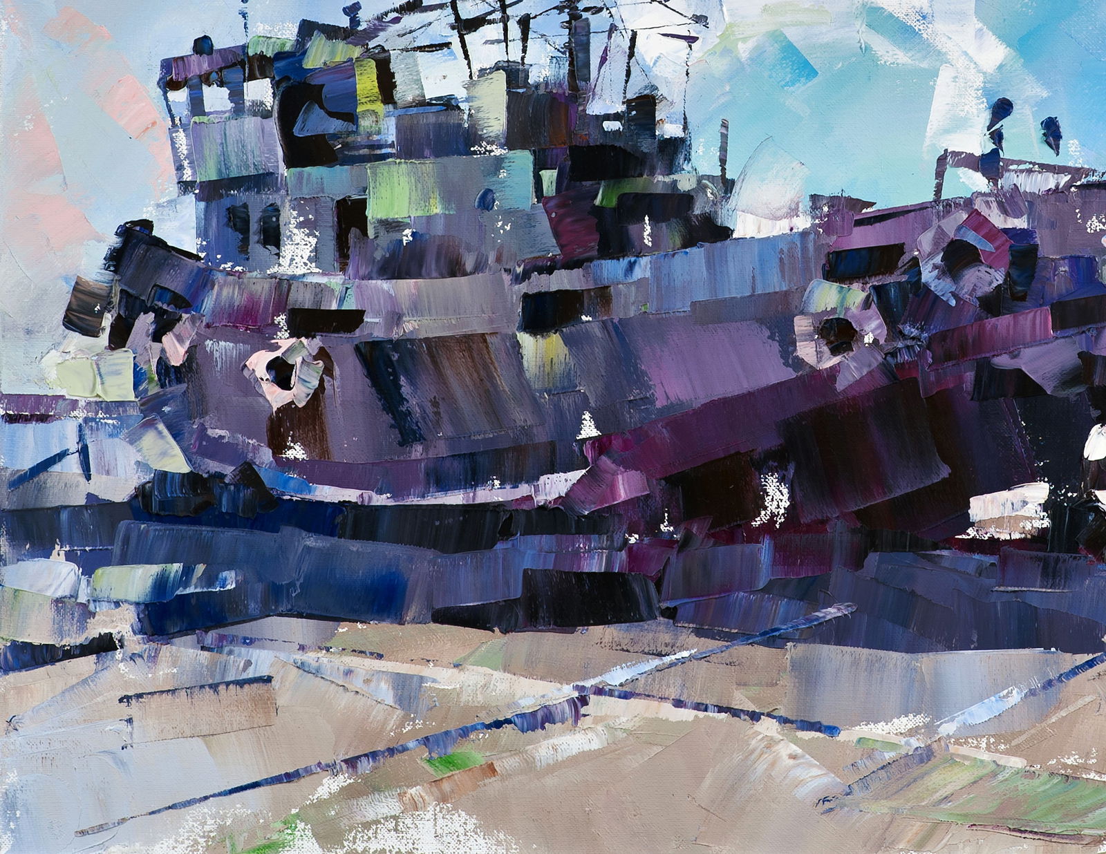 Oil painting Always strong Volodymyr Gluhomanyuk - 7