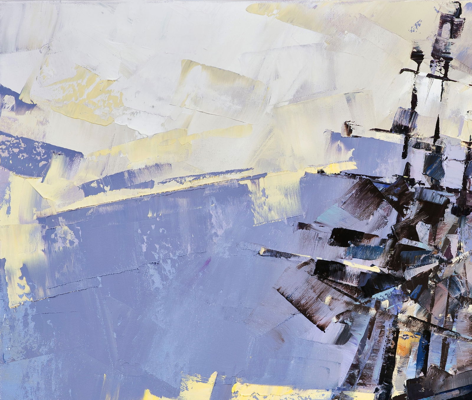 Oil painting Ghost ship Volodymyr Gluhomanyuk - 5