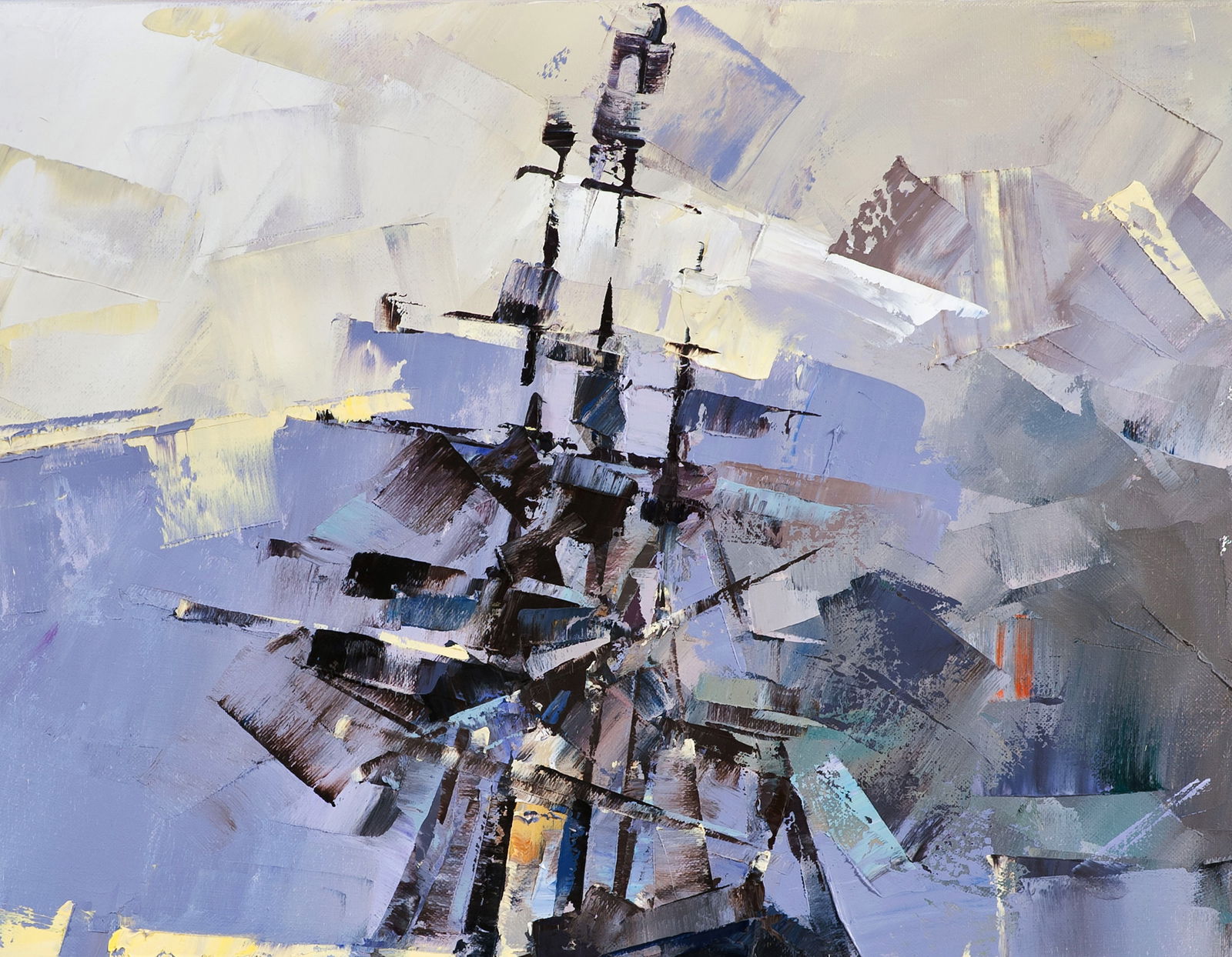 Oil painting Ghost ship Volodymyr Gluhomanyuk - 6