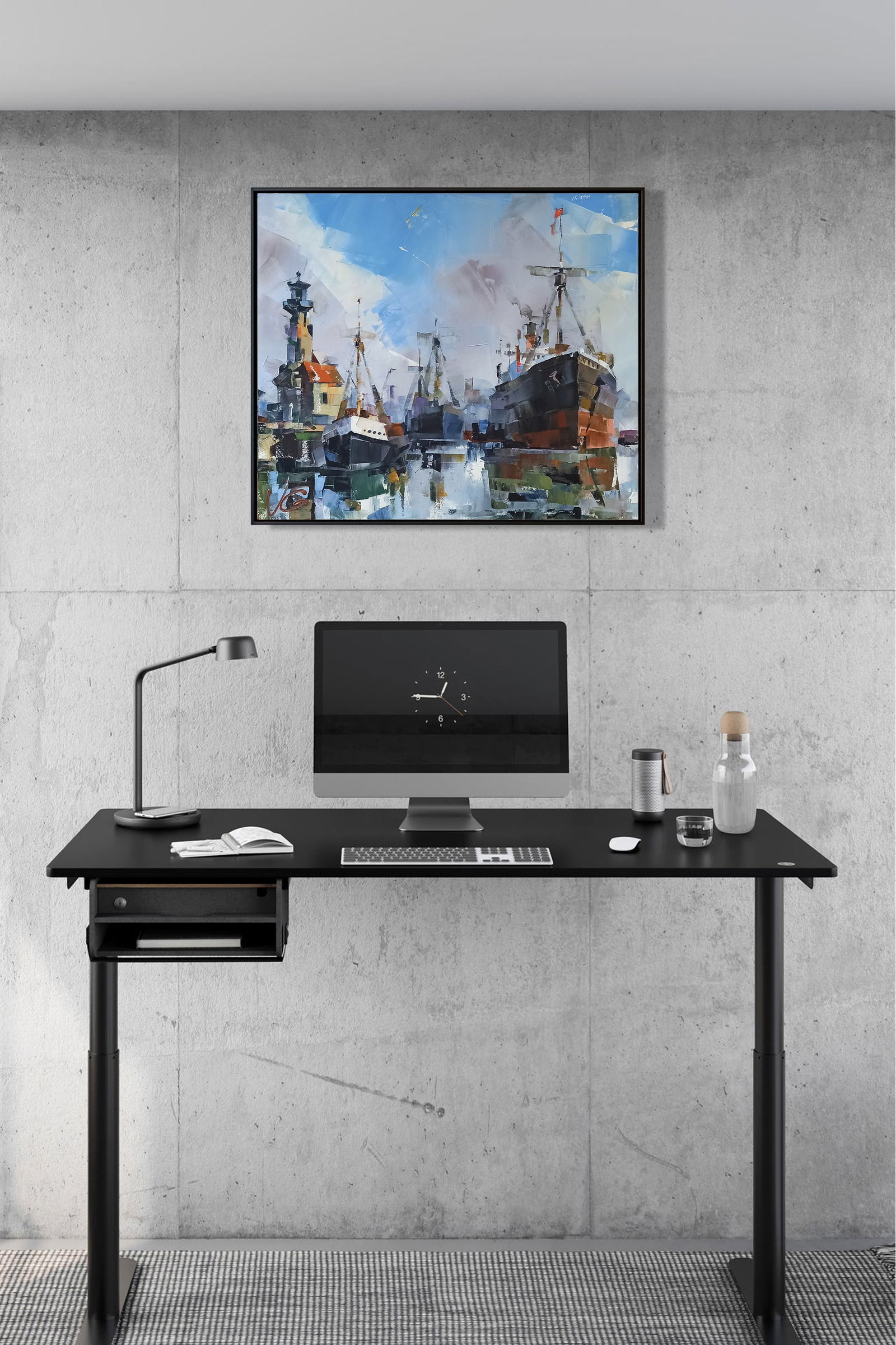 Oil painting At the old lighthouse Volodymyr Gluhomanyuk - 4