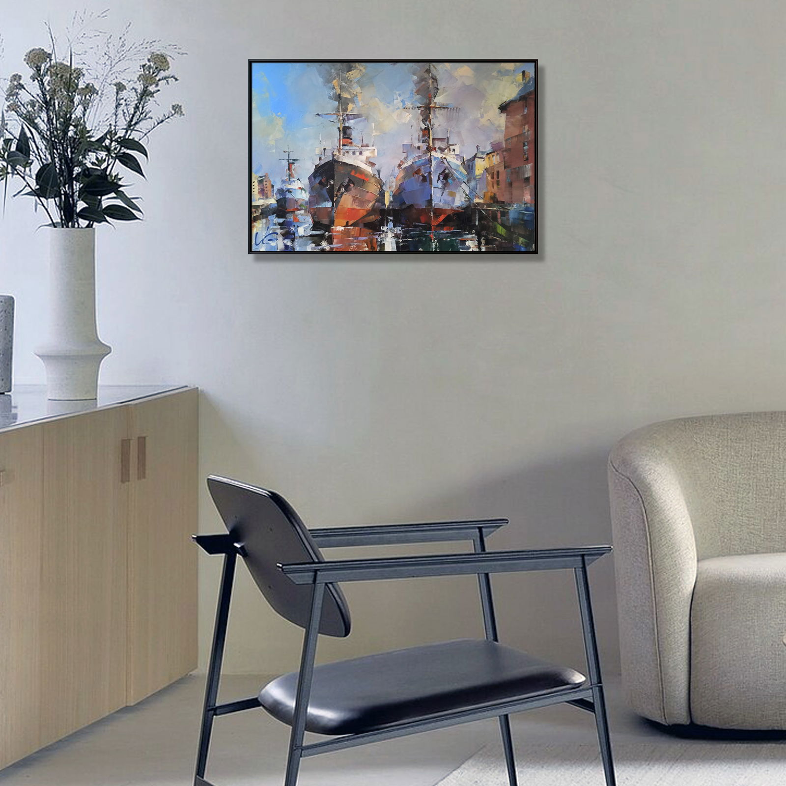 Oil painting Frosty morning Volodymyr Gluhomanyuk - 3