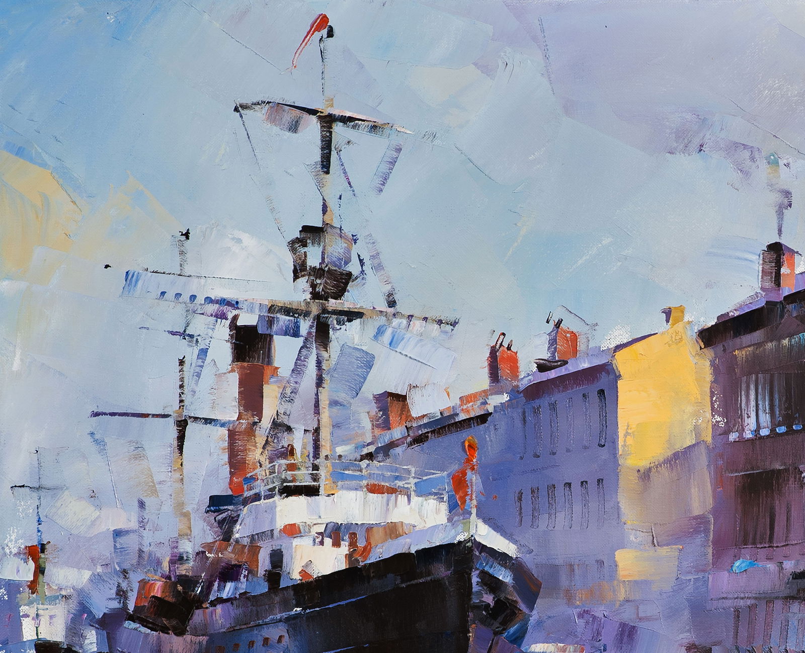 Oil painting Morning breath Volodymyr Gluhomanyuk - 5