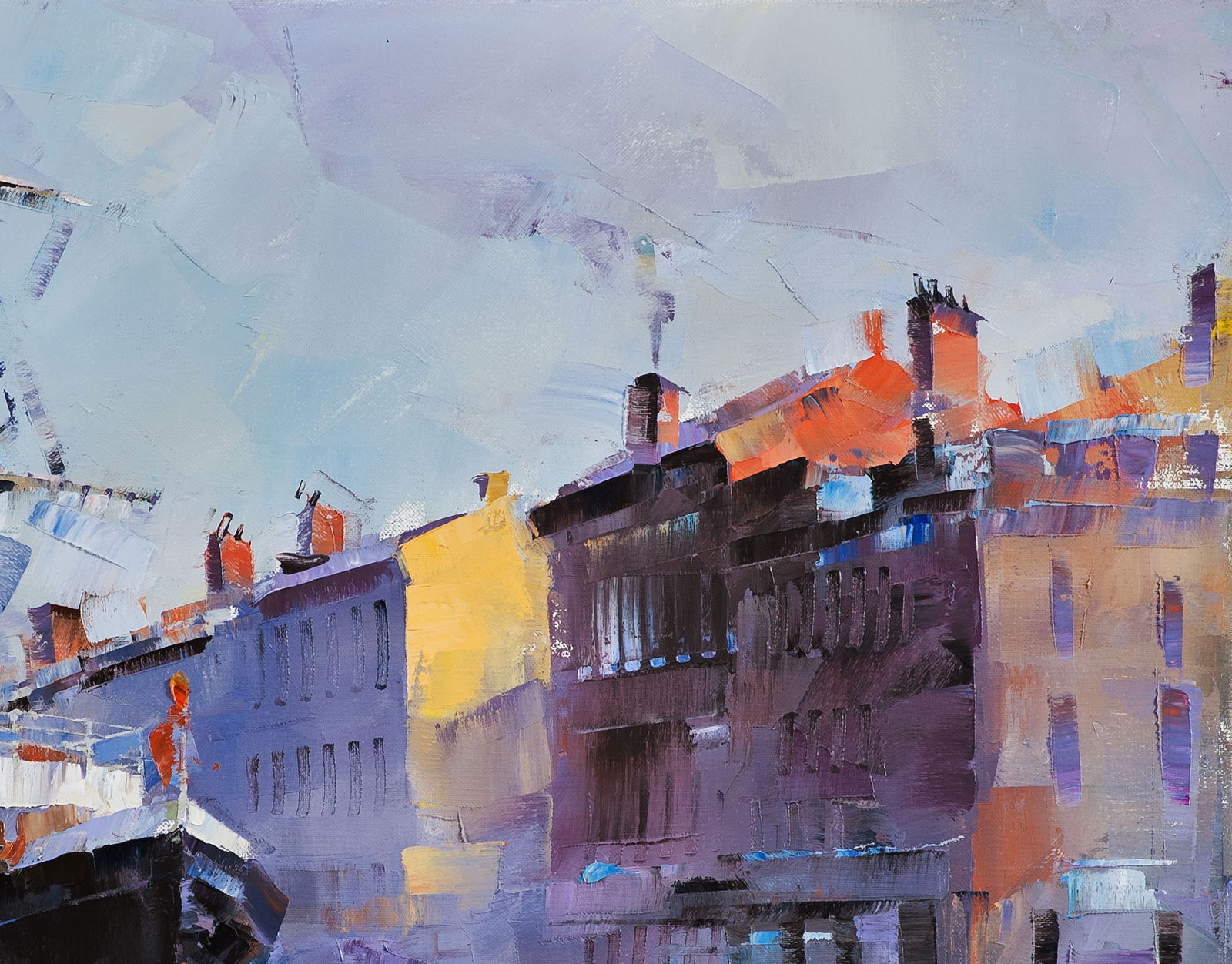 Oil painting Morning breath Volodymyr Gluhomanyuk - 6