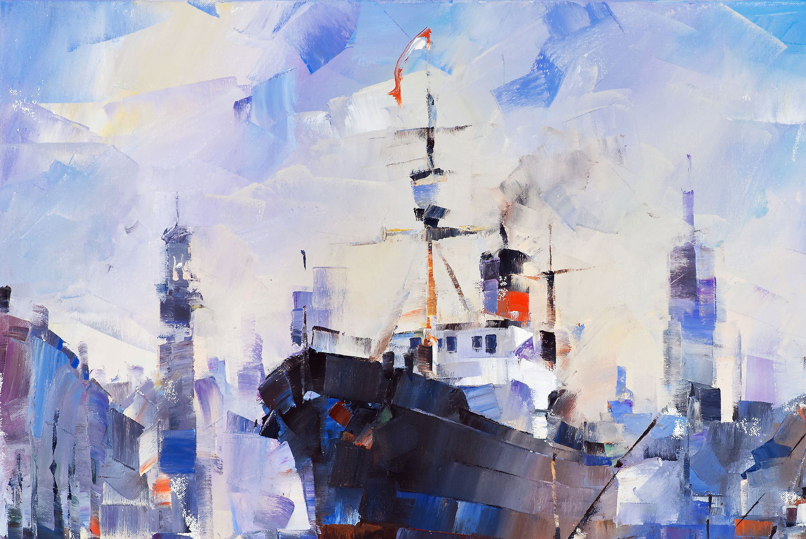 Oil painting New contours Volodymyr Gluhomanyuk - 5