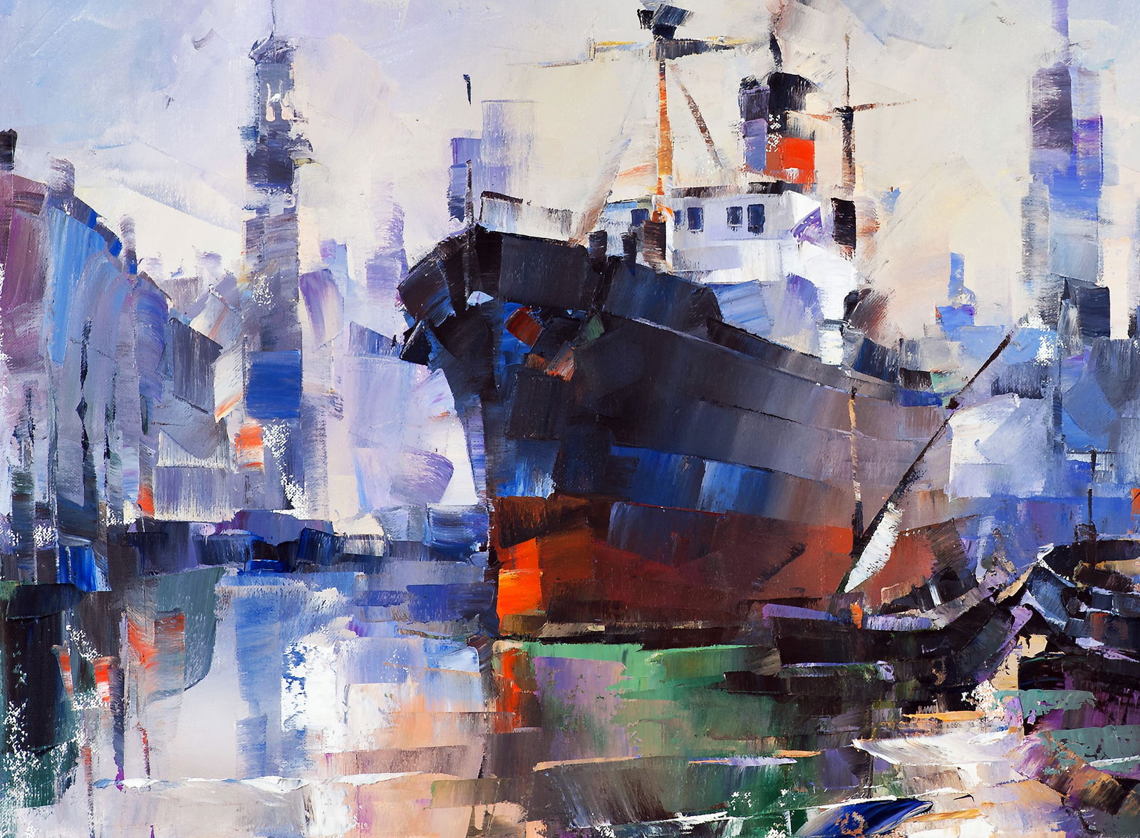 Oil painting New contours Volodymyr Gluhomanyuk - 7