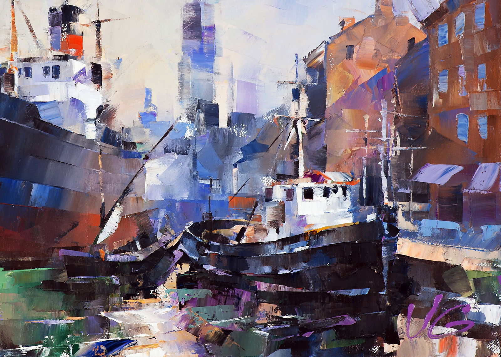 Oil painting New contours Volodymyr Gluhomanyuk - 8