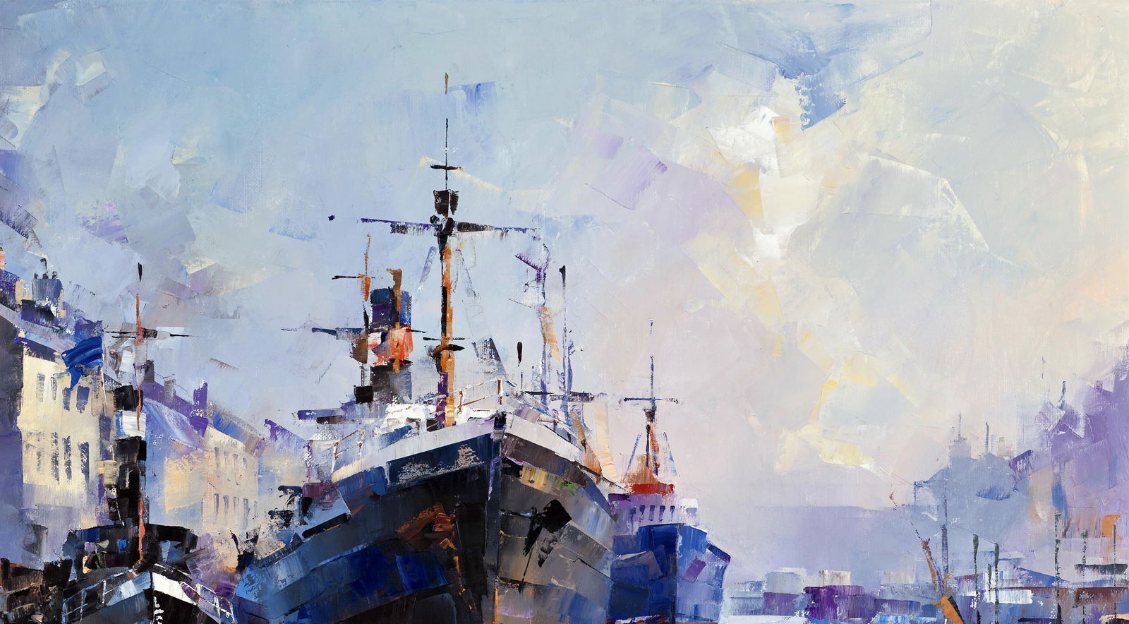 Oil painting Morning Glow Volodymyr Gluhomanyuk - 4