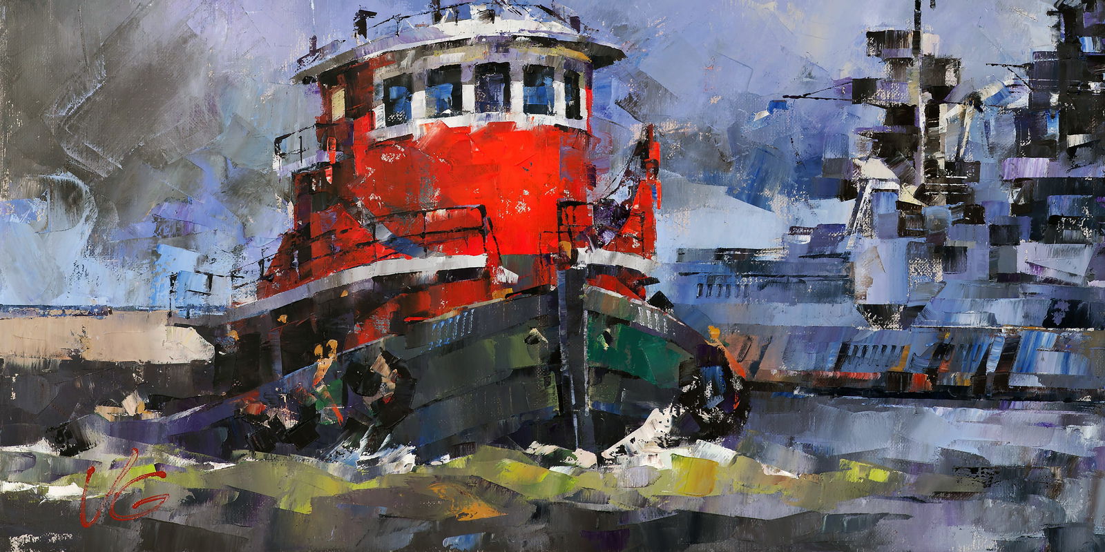 Oil painting Fearless Volodymyr Gluhomanyuk - 6