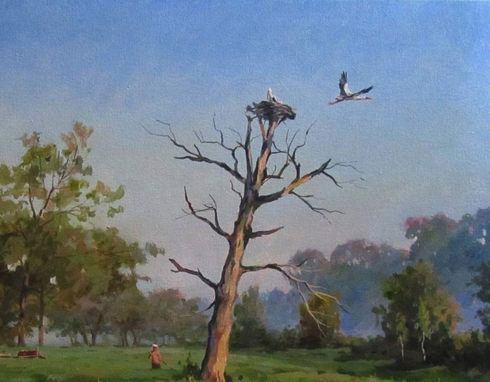 Oil painting Summer morning Alexander Guzev - 3