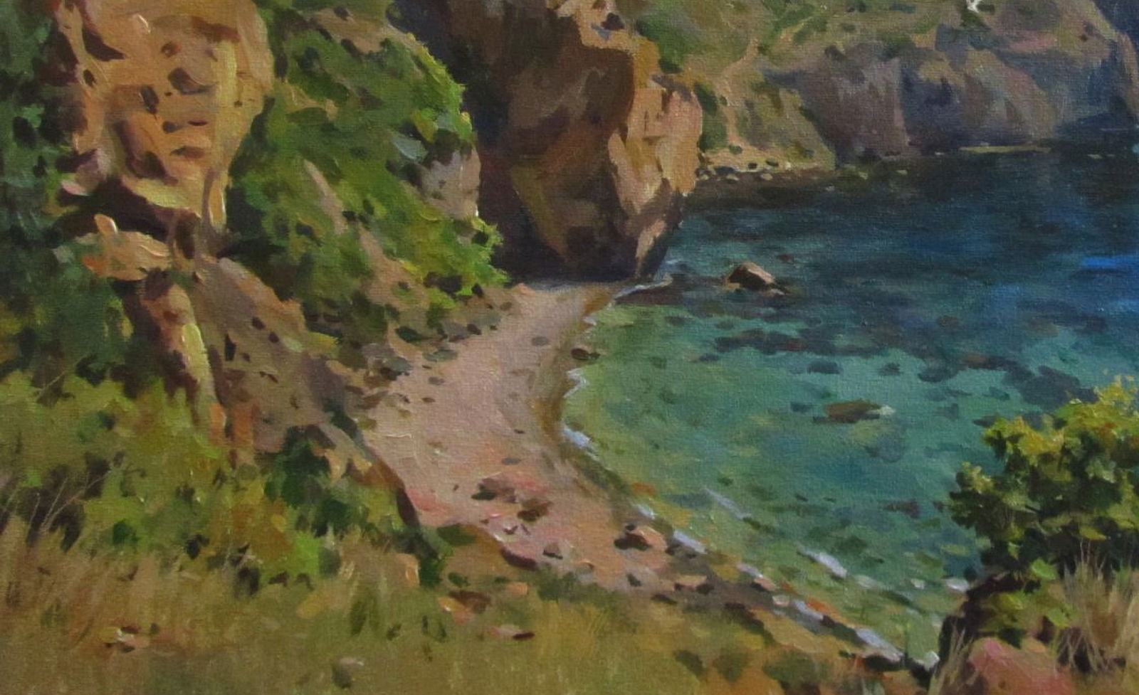 Oil painting Mountain coast Alexander Guzev - 4