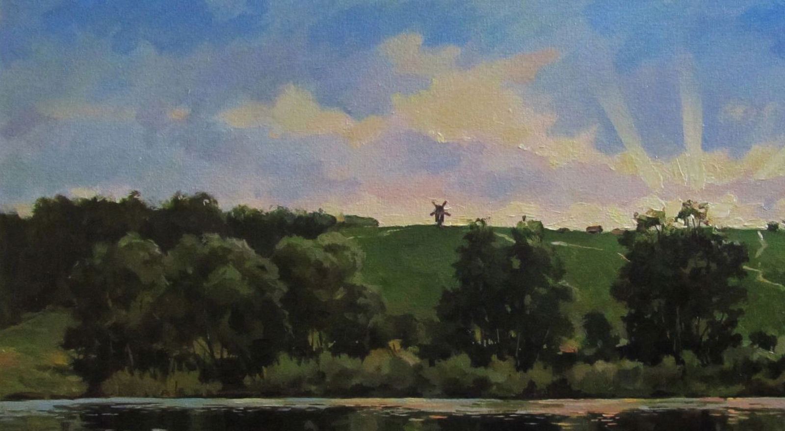 Oil painting Summer morning Alexander Guzev - 2