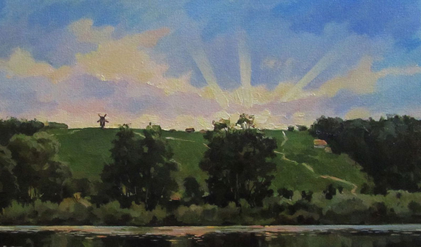 Oil painting Summer morning Alexander Guzev - 3