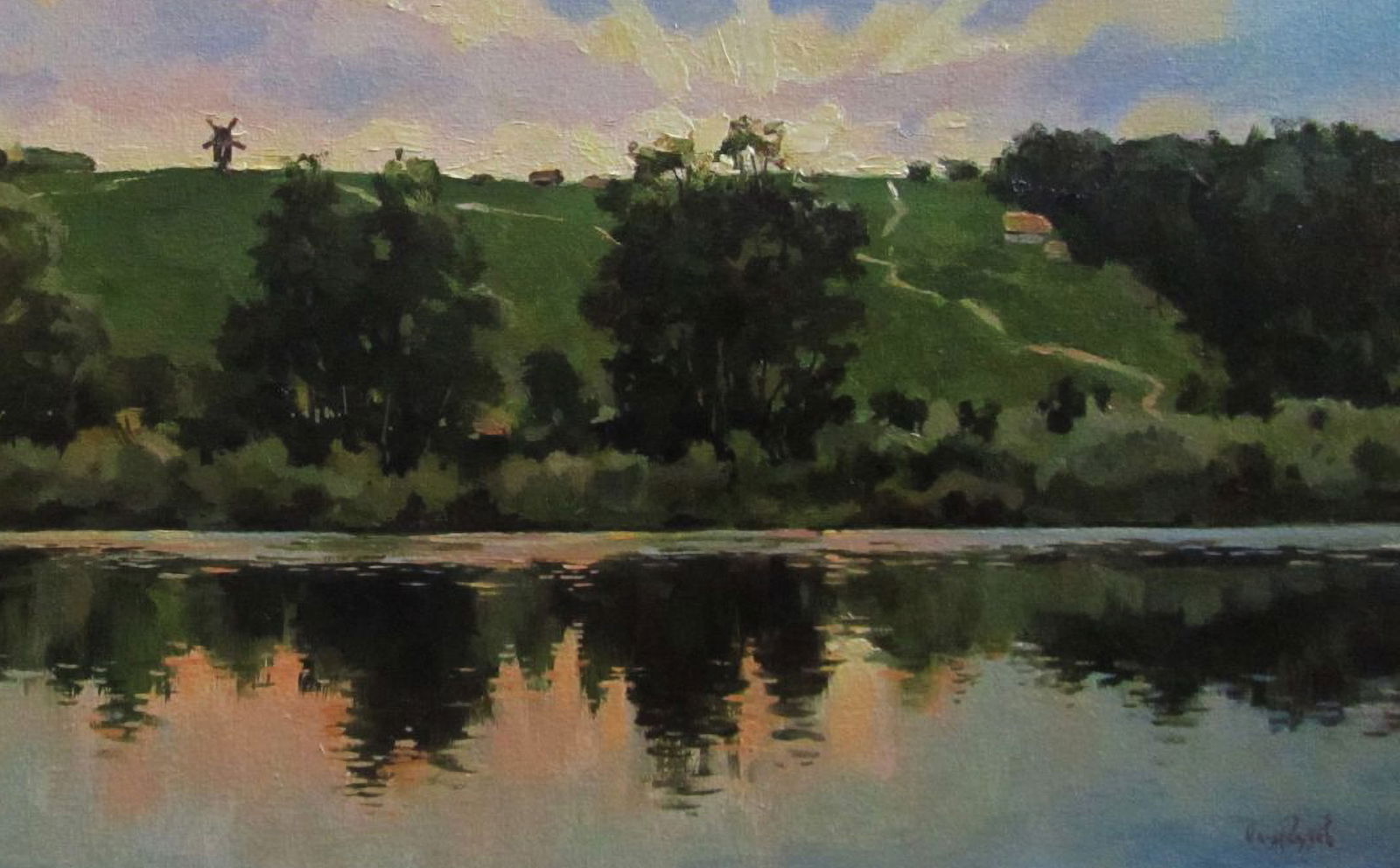 Oil painting Summer morning Alexander Guzev - 5