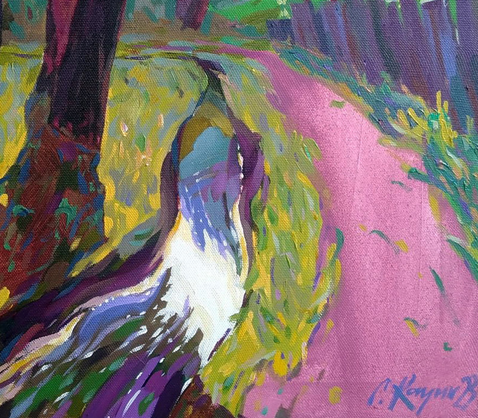 Acrylic painting Spring Serhii Kachyn - 5