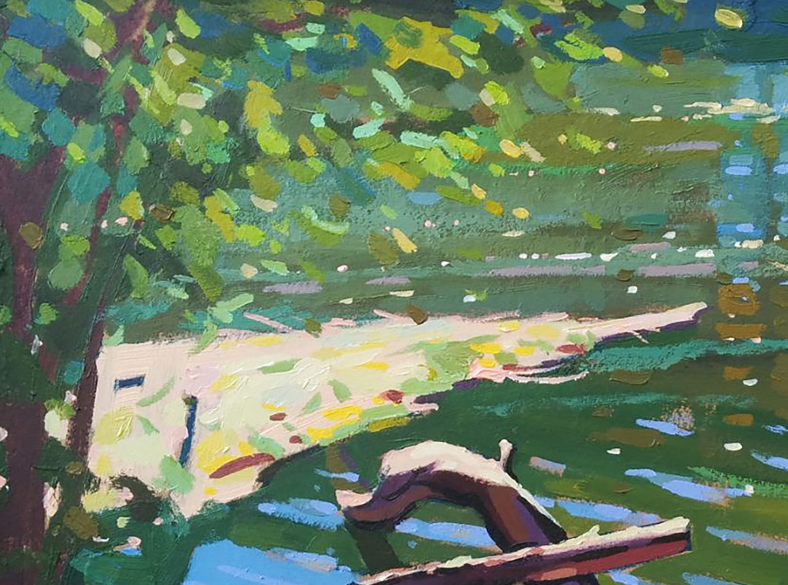 Acrylic painting Spring sunny day Serhii Kachyn - 2