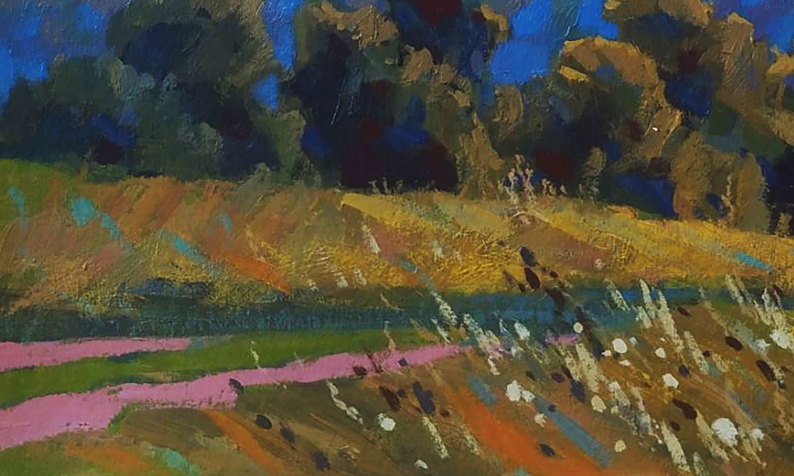 Acrylic painting It's getting dark Serhii Kachyn - 4